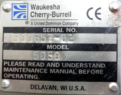 Waukesha 5050 Rotary Positive Displacement Pump, Stainless (44019002)